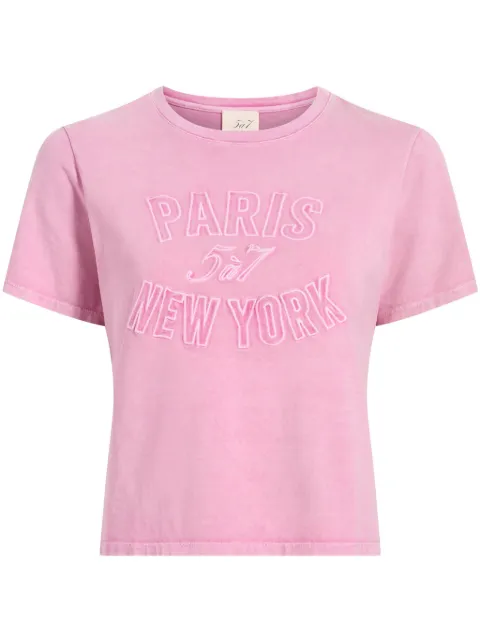 Cinq A Sept Shrunken T-shirt