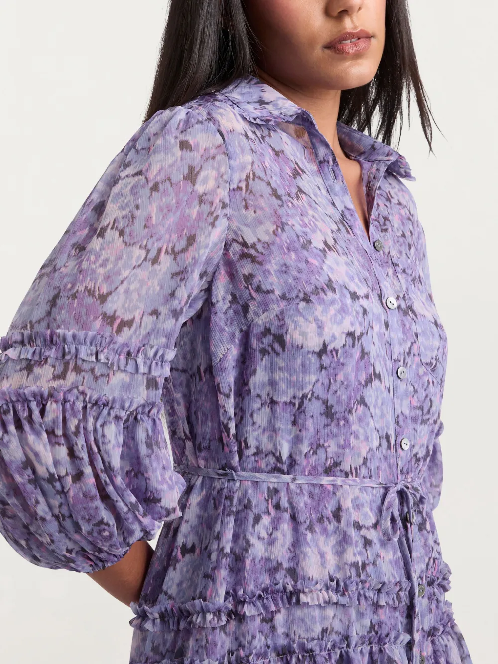 Cinq A Sept Marsea mini-jurk Paars
