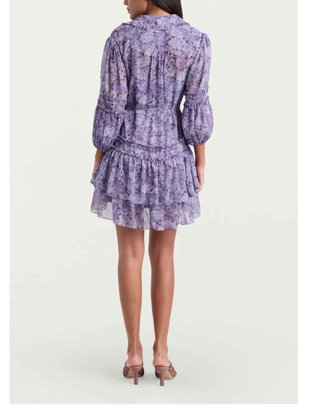 Cinq A Sept Marsea mini-jurk Paars