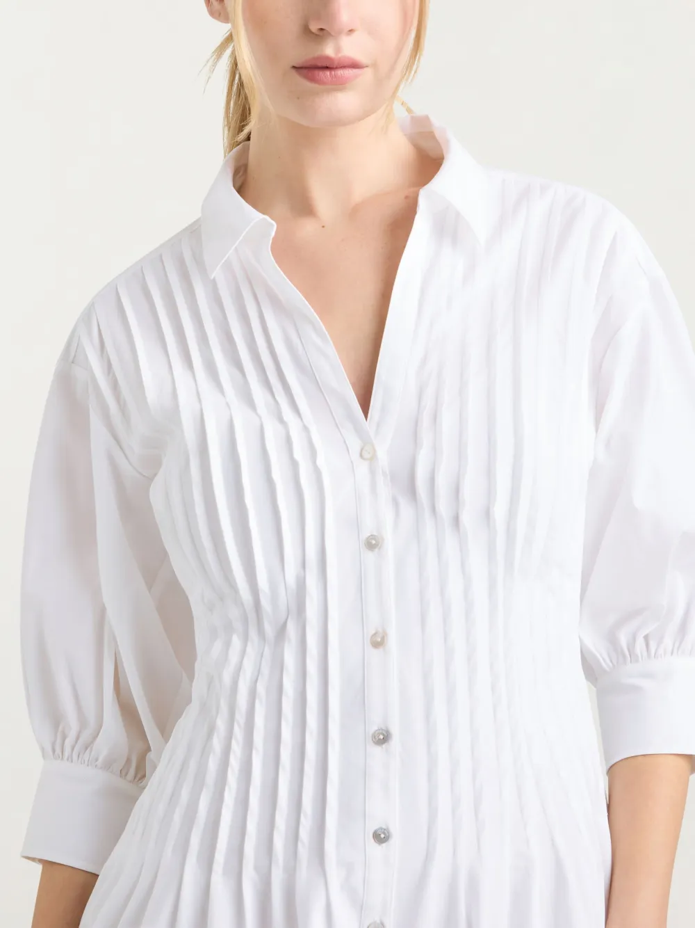 Cinq A Sept Montey midi-jurk Wit