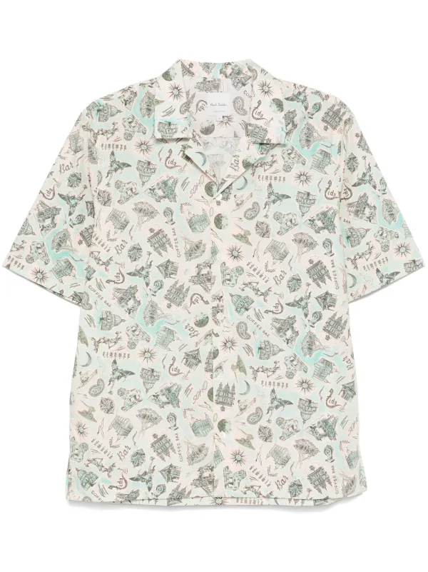 Paul Smith グラフィック シャツ | グリーン | FARFETCH JP