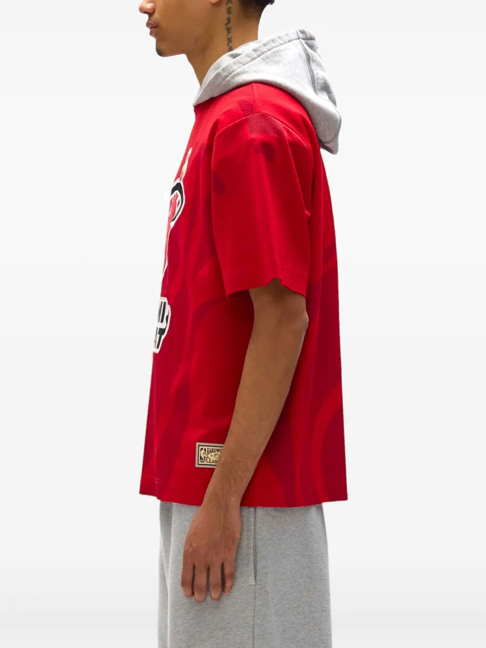 Purple Brand Miami Heat T-shirt Rood