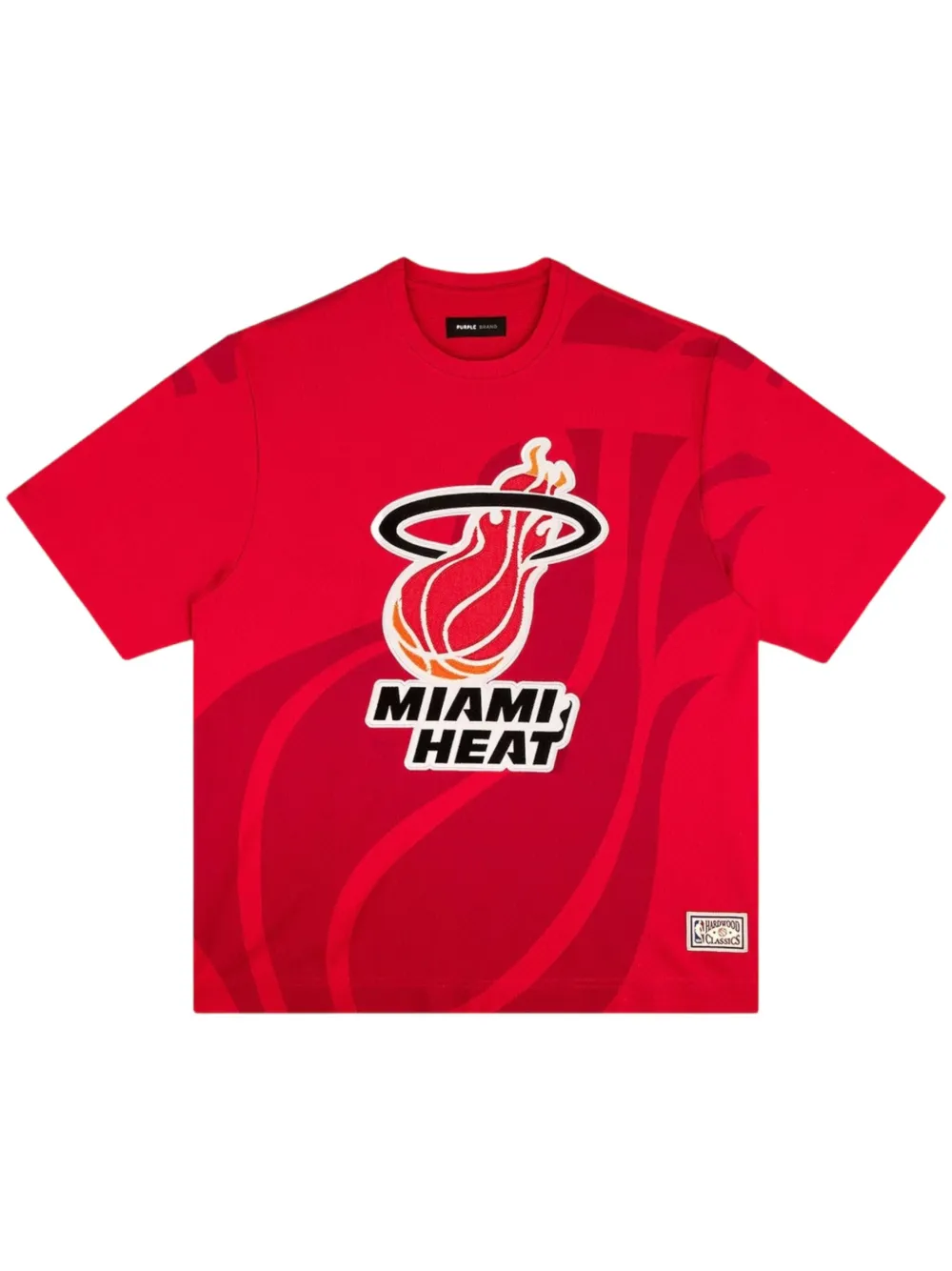 Purple Brand Miami Heat T-shirt - Rosso