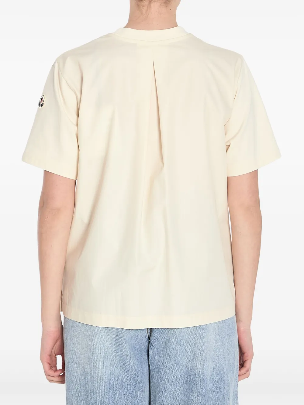Moncler T-shirt met opgestikte zak Wit