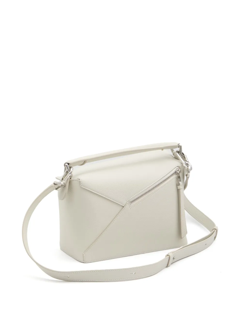 LOEWE Puzzle kleine shopper Wit