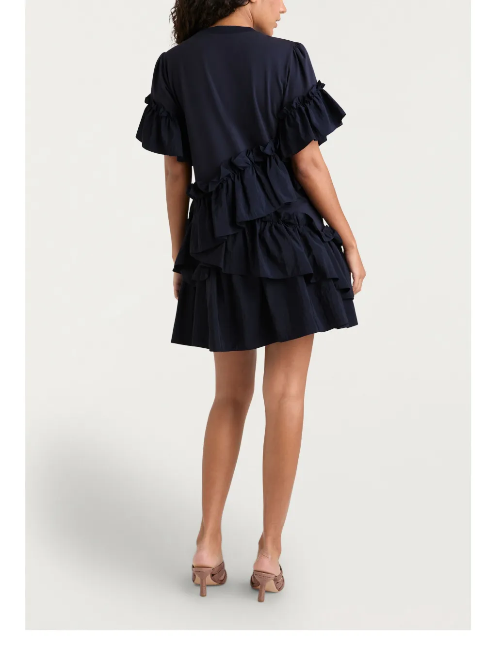 Cinq A Sept Kendria mini-jurk Blauw
