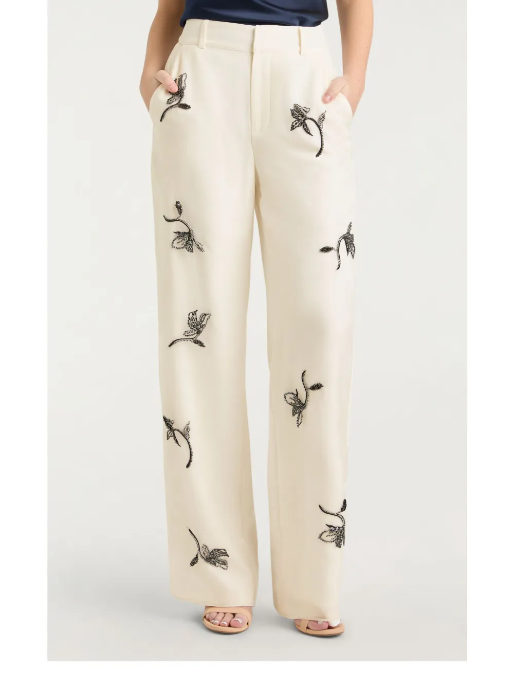 Cinq A Sept Zinon broek Wit