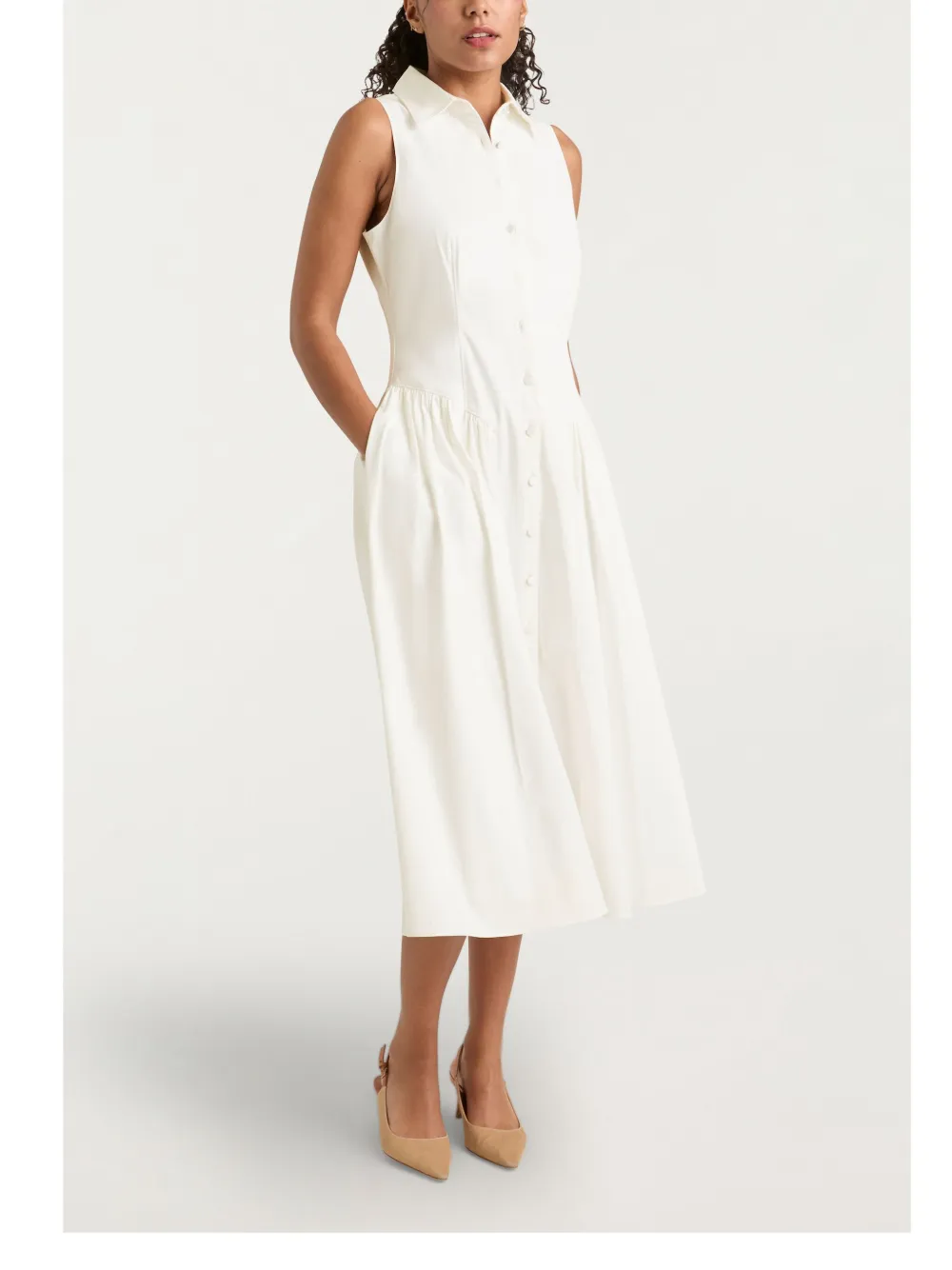 Cinq A Sept Losey midi dress - Wit