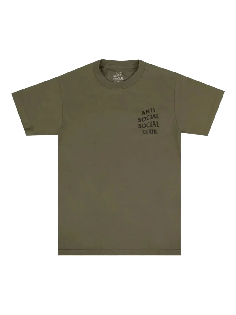 Anti Social Club T-shirt met logoprint Groen