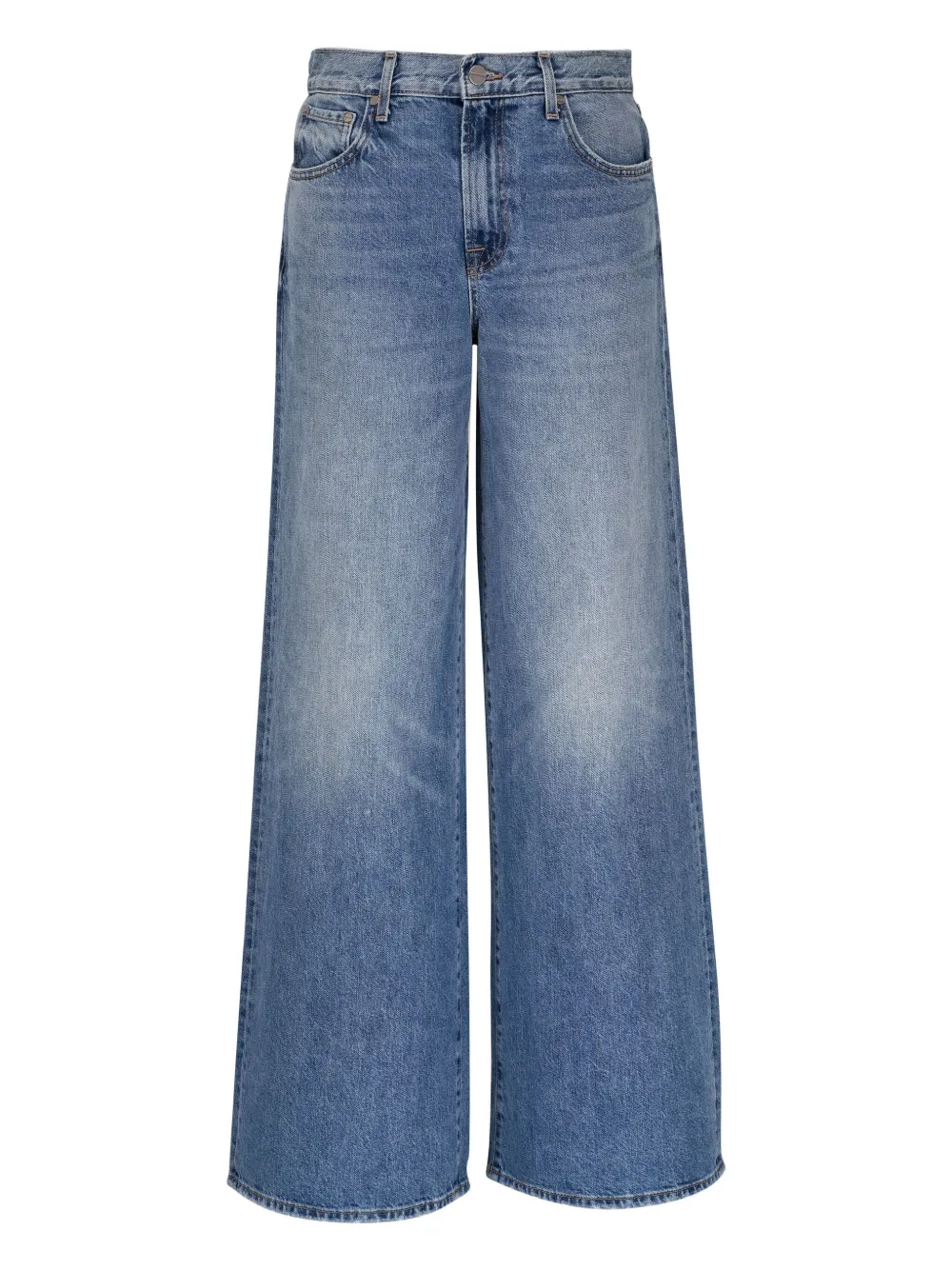TWP jean ample à effet délavé | bleu | Image 1