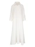 TWP Jenny's button-up shirt dress - White