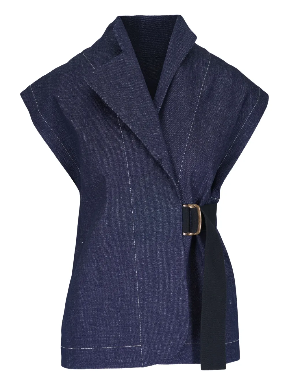 Zero + Maria Cornejo Ari waistcoat | Blue | Image 1