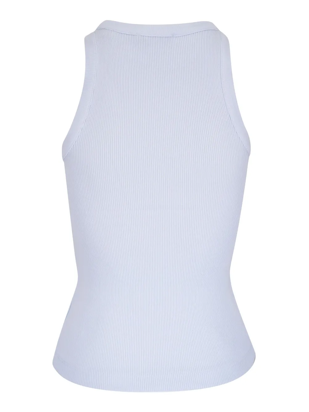 Vince Geribbelde tanktop Wit
