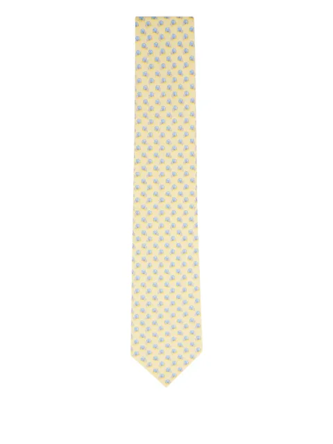 Ferragamo helmet-print tie