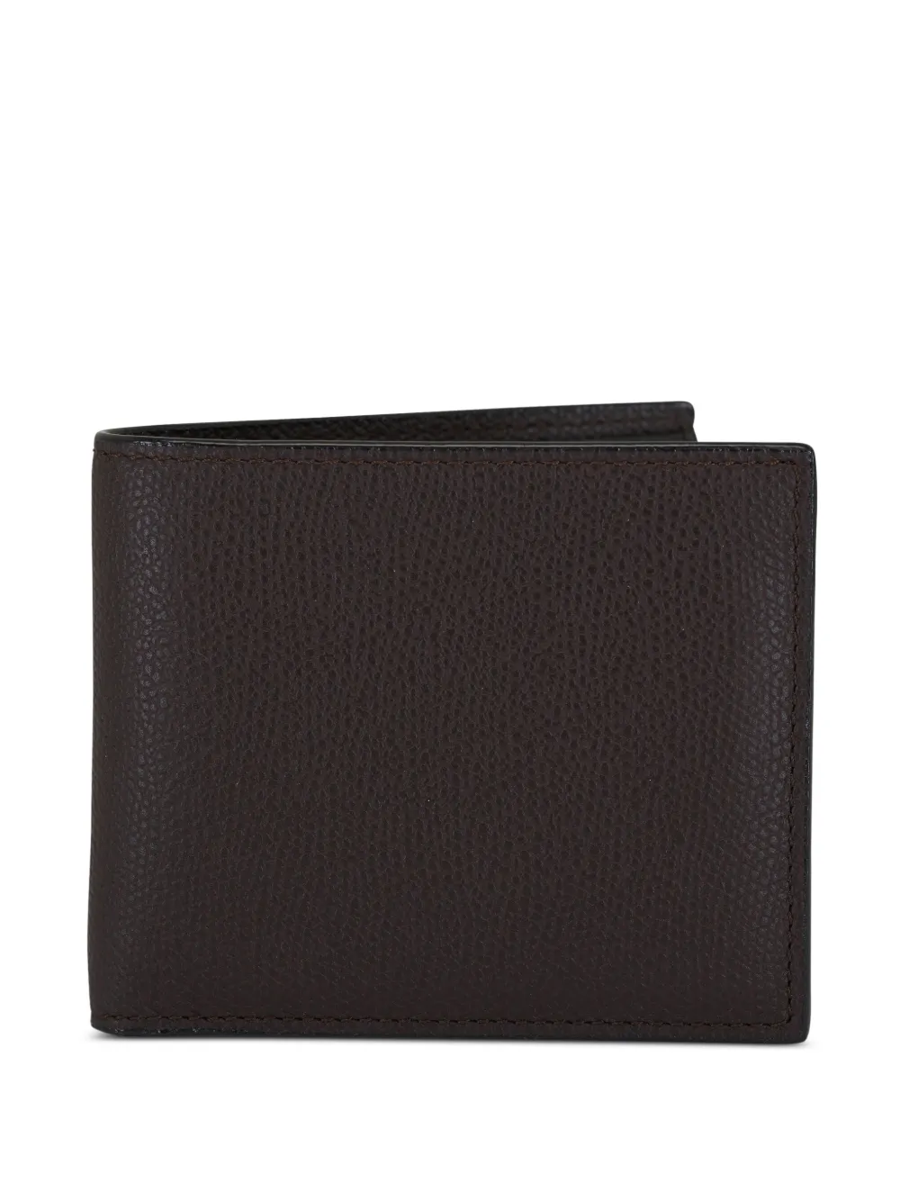 Valextra Leather Cardholder In Brown