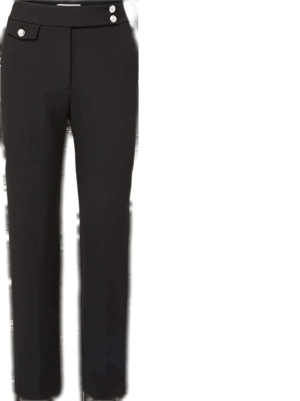 Veronica Beard Button-detailed Trousers In Black