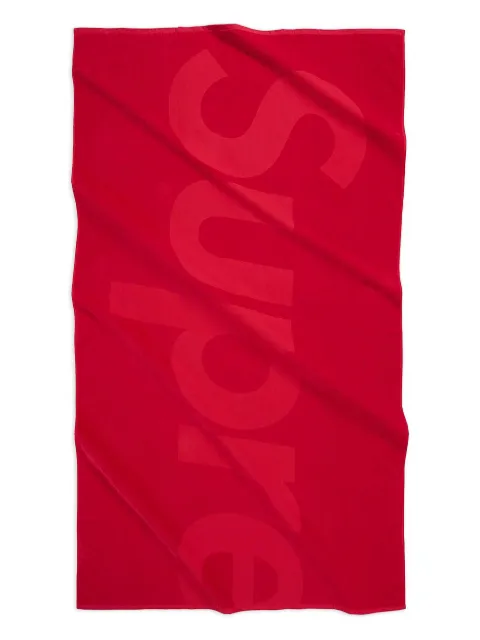 Supreme badehåndklæde med logo-jacquard