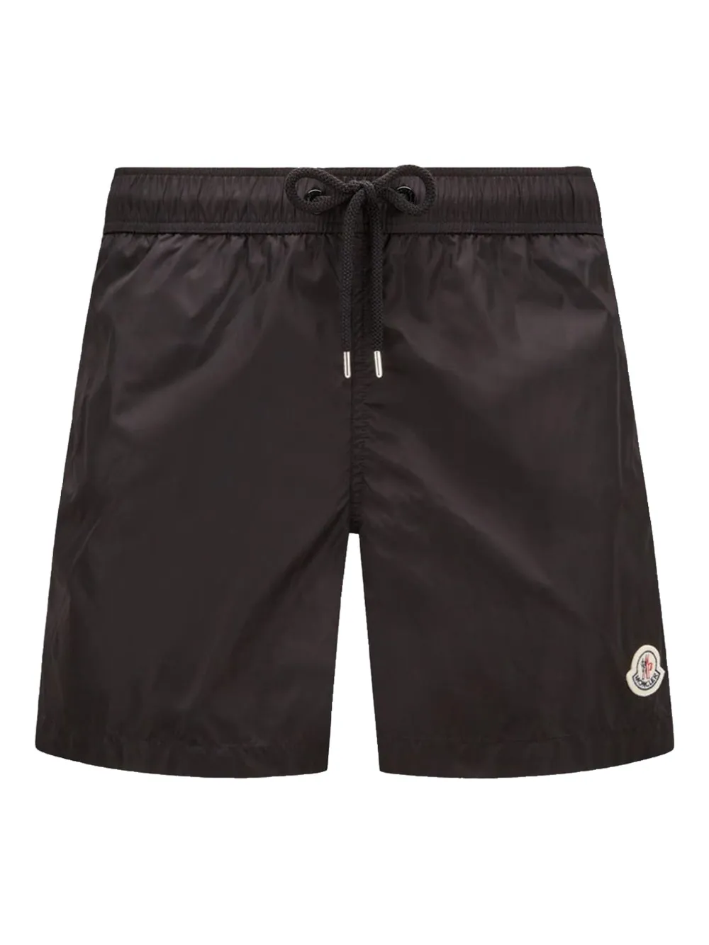 Moncler logo-appliqué swim shorts Zwart