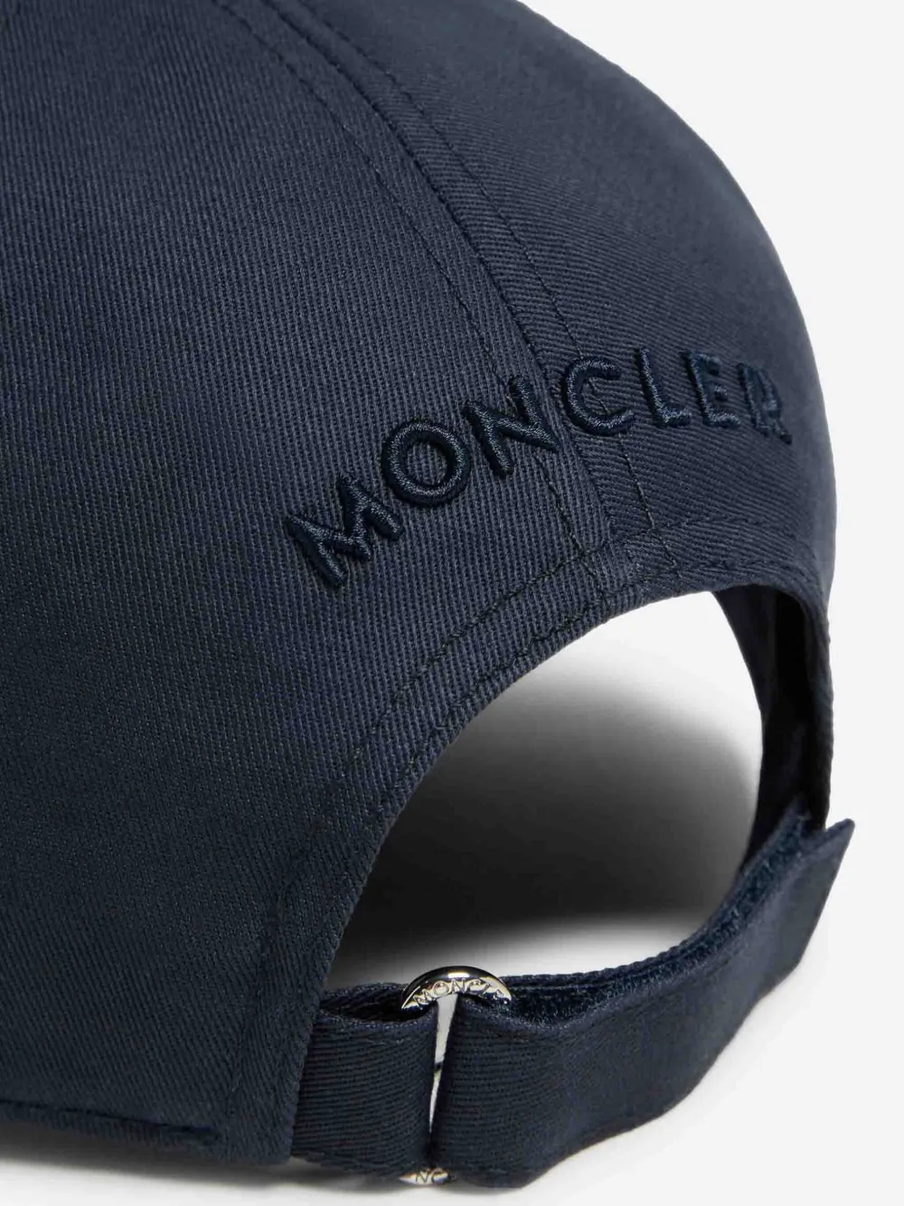 Moncler cotton baseball cap - Blauw