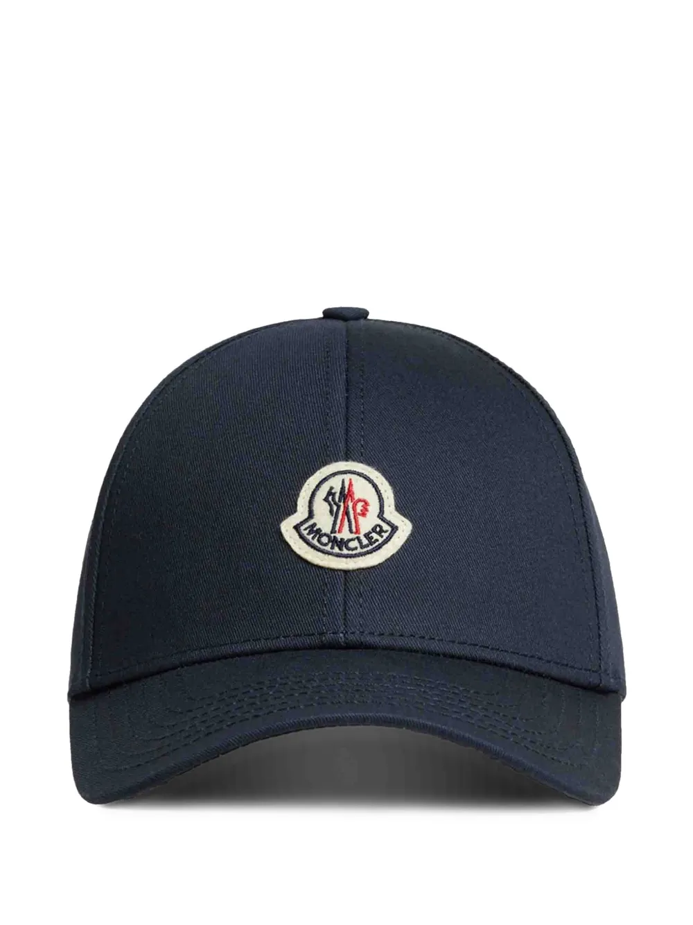Moncler cotton baseball cap Blauw