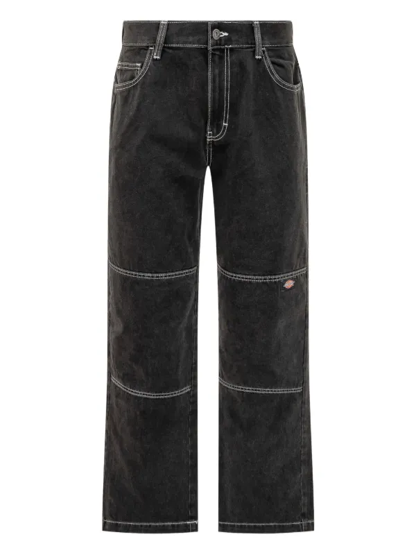 リ*派様 Dickies double knee Jean black Dickies double knee pants in black denim | ASOS