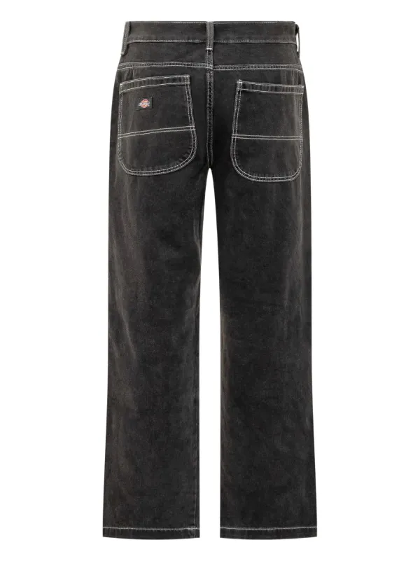 DICKIES Double knee-stitching Regular Jeans | Black | FARFETCH