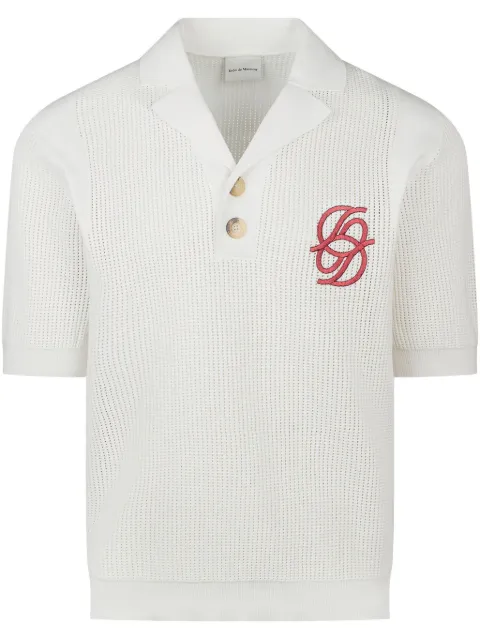 Drôle De Monsieur knitted polo shirt 