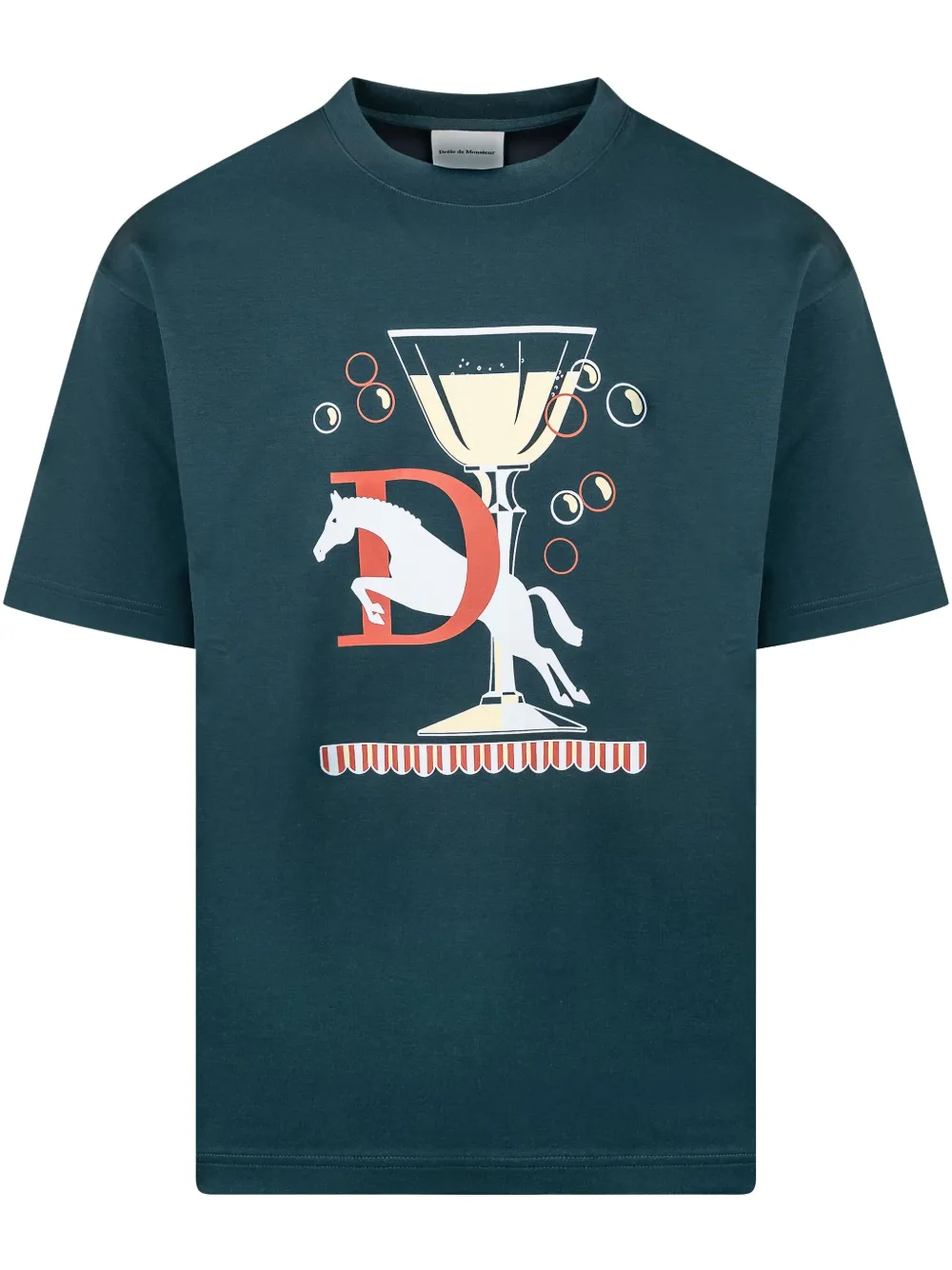 Drôle De Monsieur playera con estampado gráfico | verde | Image 1