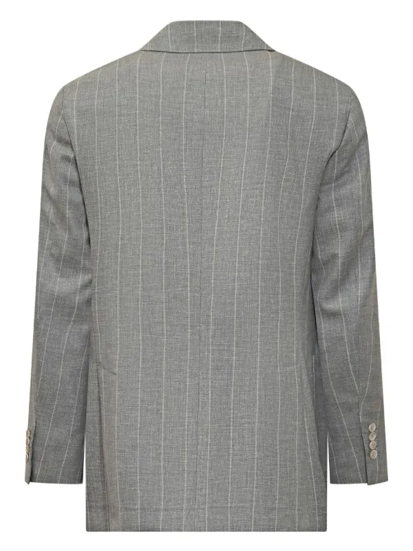 Brunello Cucinelli ダブルジャケット | グレー | FARFETCH JP