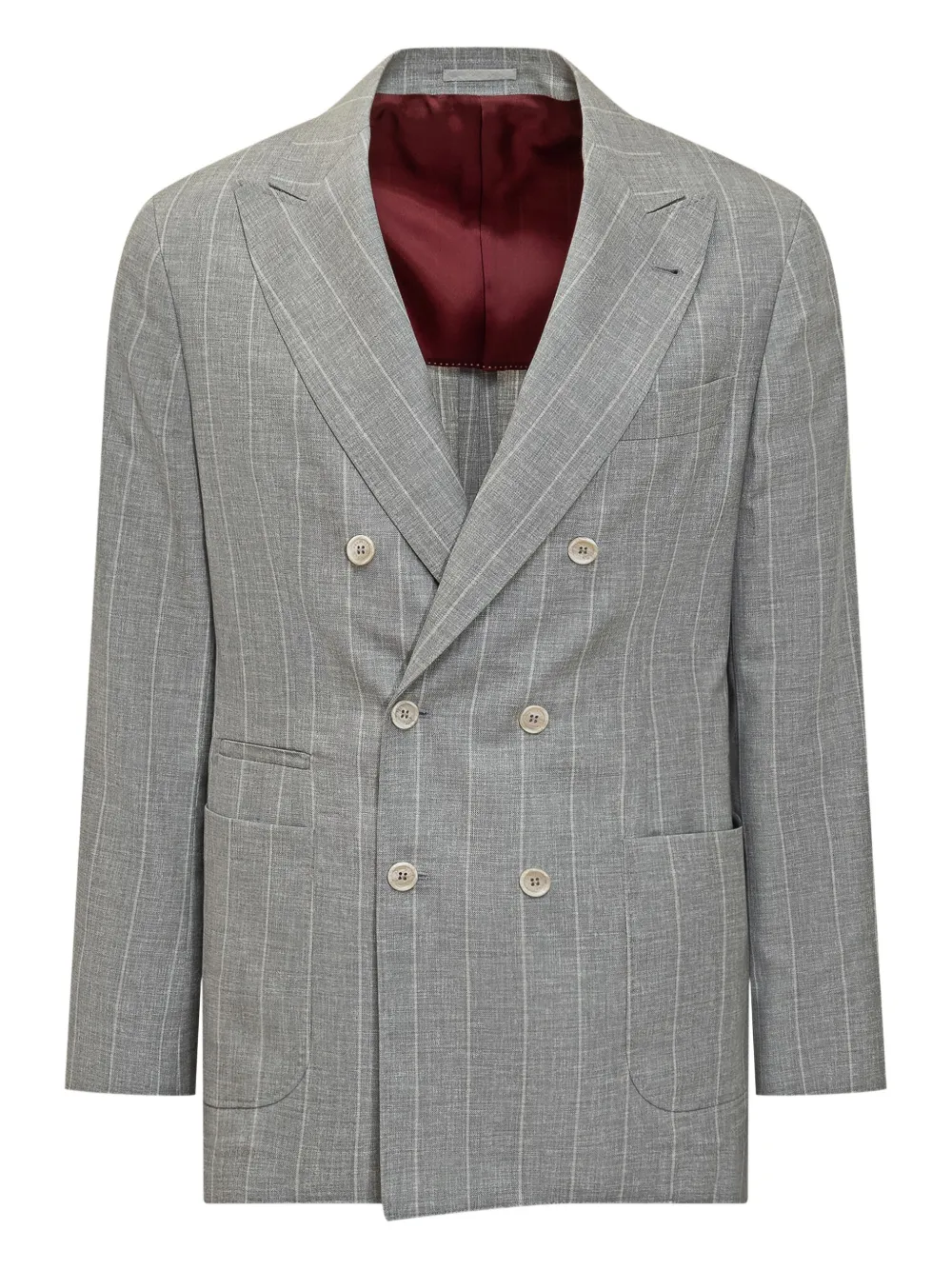 Brunello Cucinelli blazer con doble botonadura | gris | Image 1