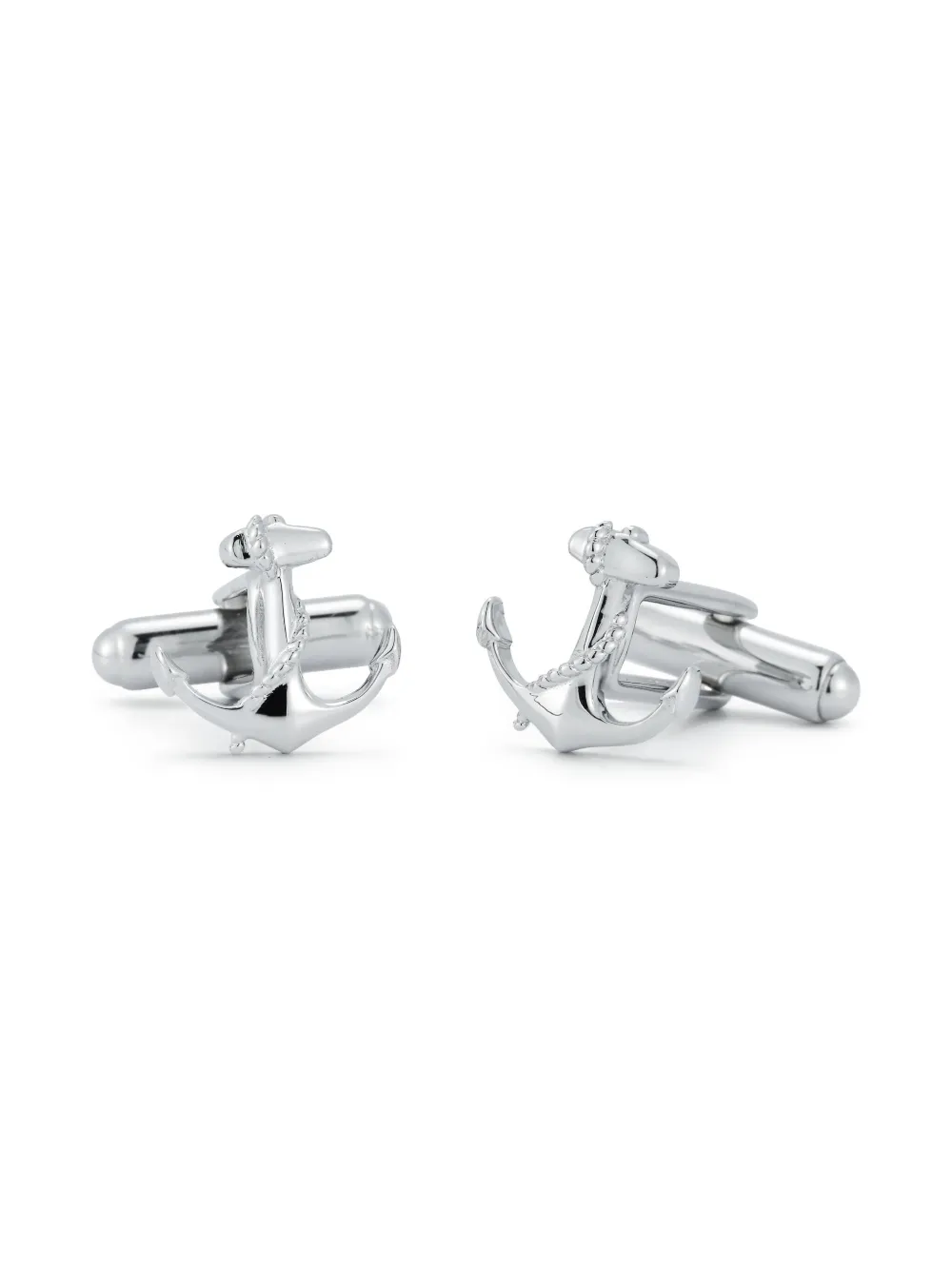 Mateo Anchor Cufflinks In Silver