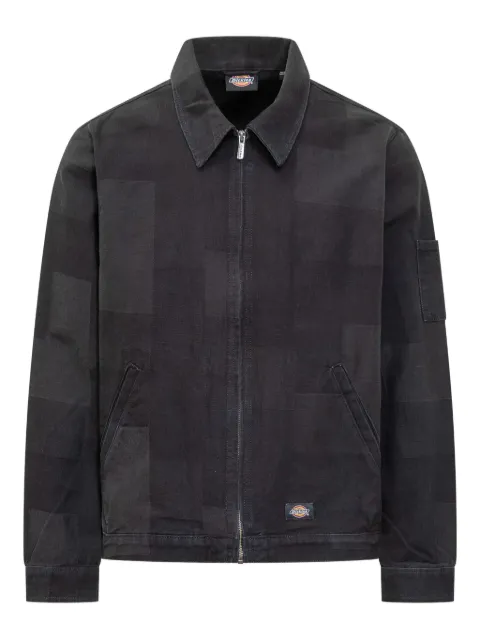 DICKIES geometric pattern zip-up jacket