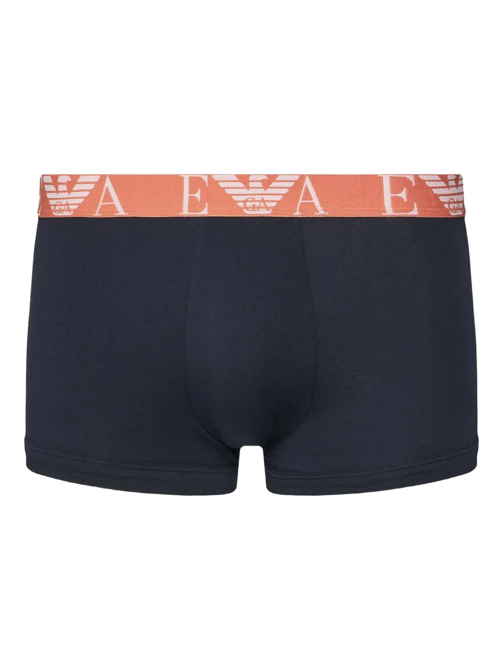 Emporio Armani Drie boxershorts met logoband Zwart