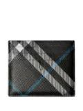 Burberry checked cardholder - Black