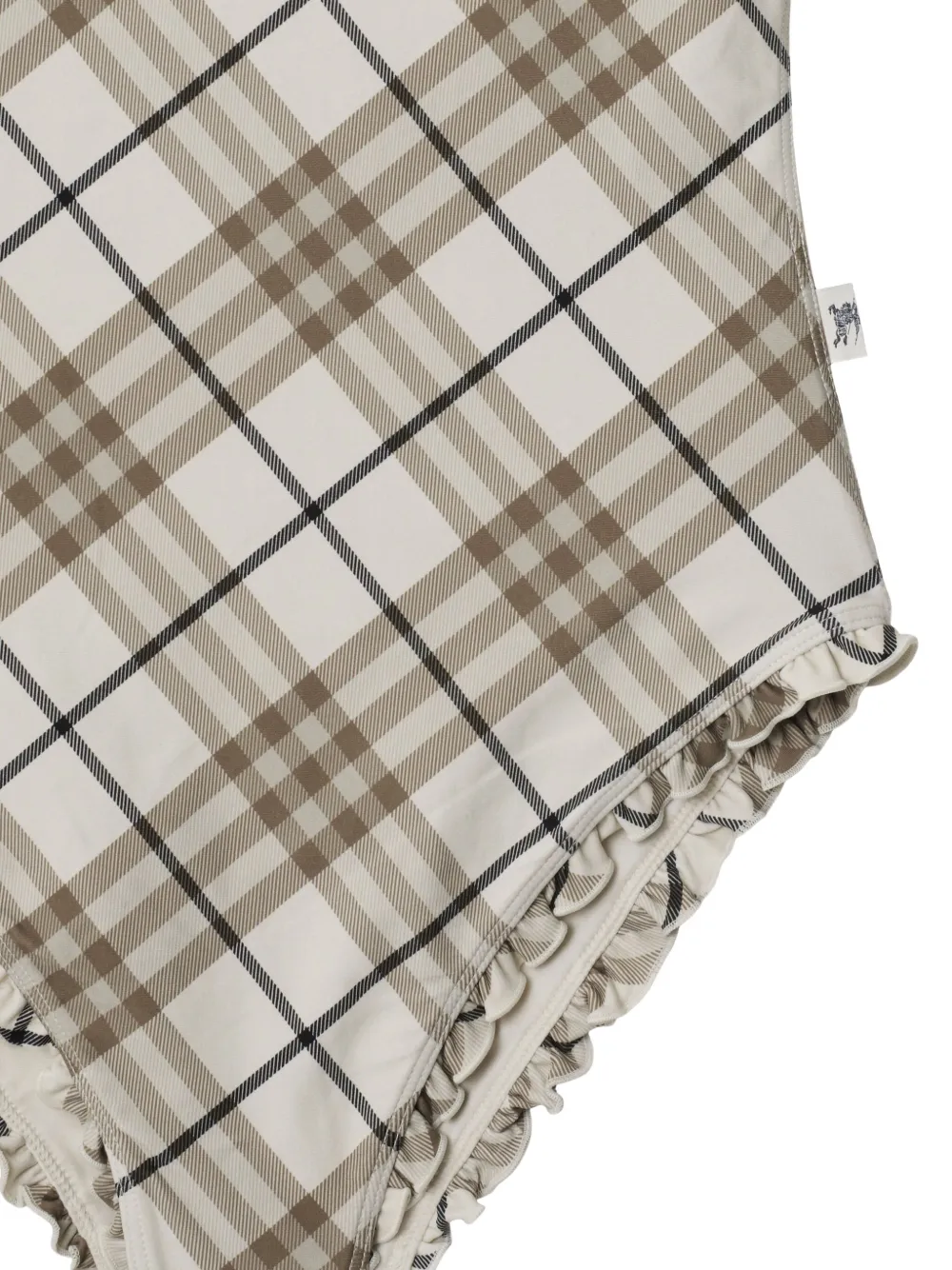 Burberry Geruit badpak Beige