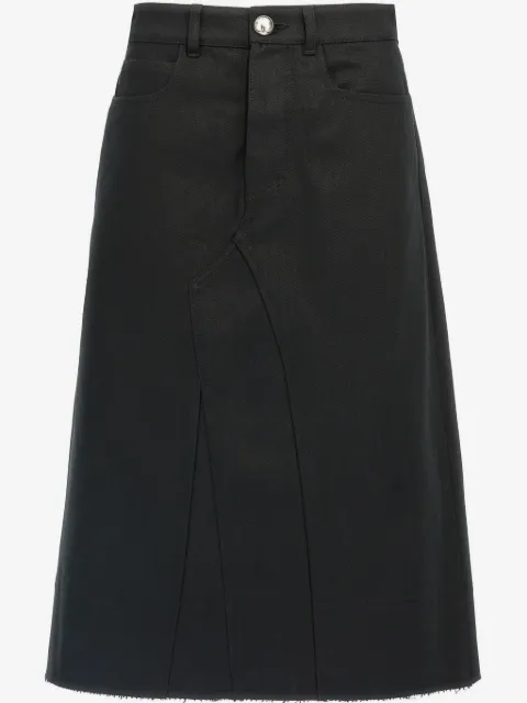 Jil Sander denim midi skirt 