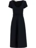 Alessandra Rich belted midi dress - Blue