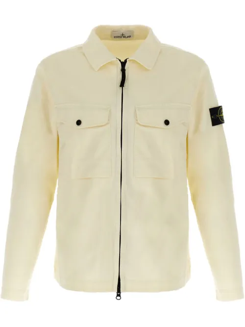 Surchemise à patch Compass - Stone Island - Modalova