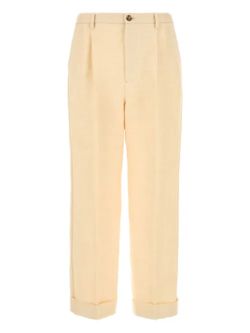 Pantalon à design plissé - Valentino Garavani - Modalova