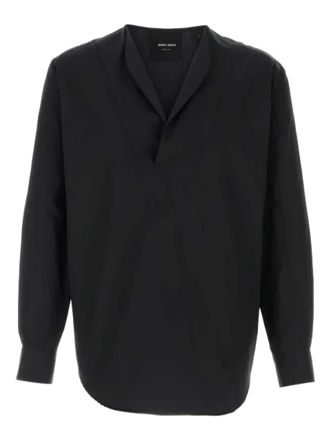Giorgio Armani chemise en popeline