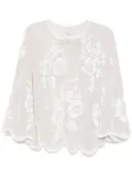 Ashish sequin blouse - White