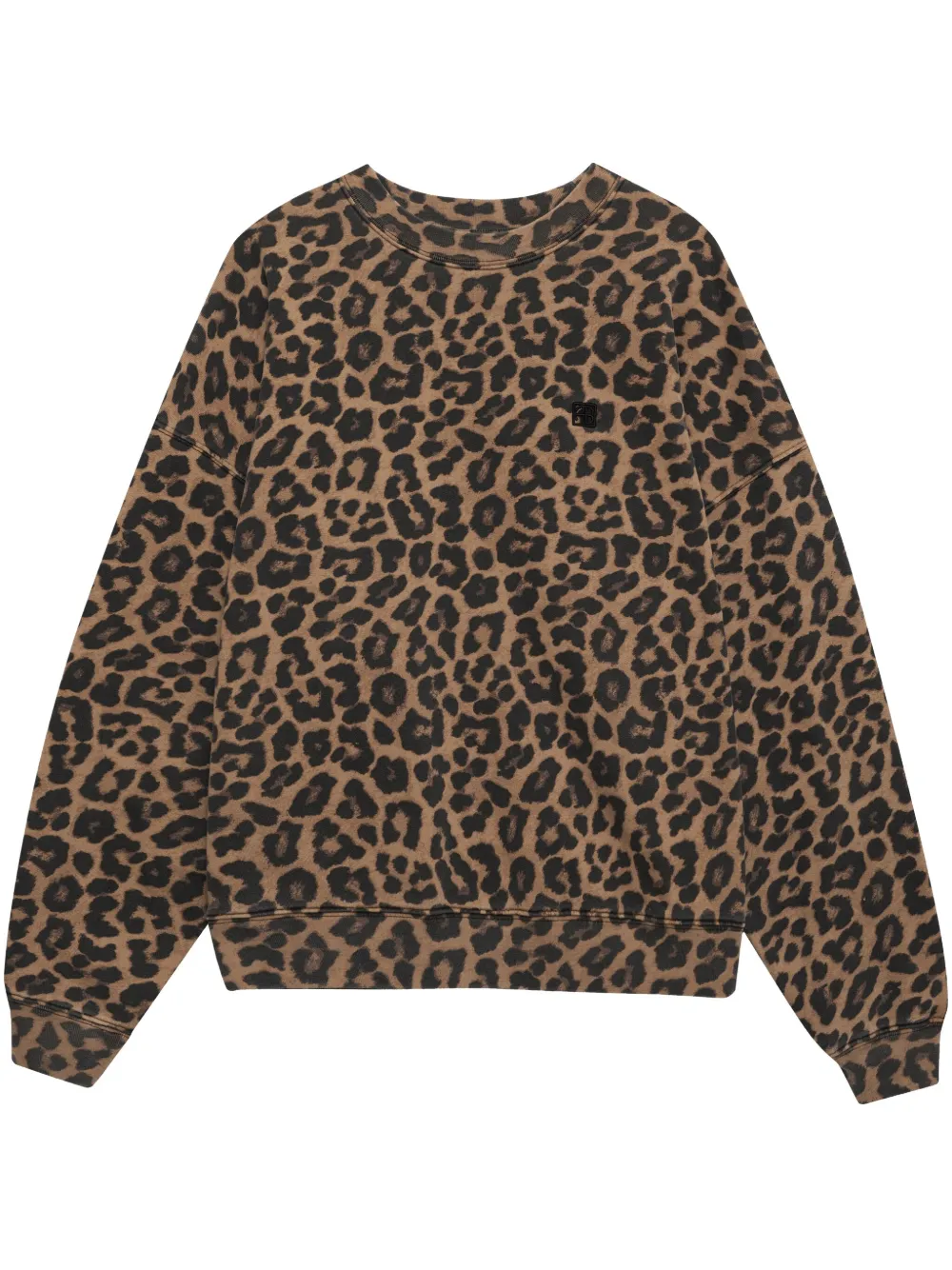 ANINE BING sudadera estampada | marrón | Image 1