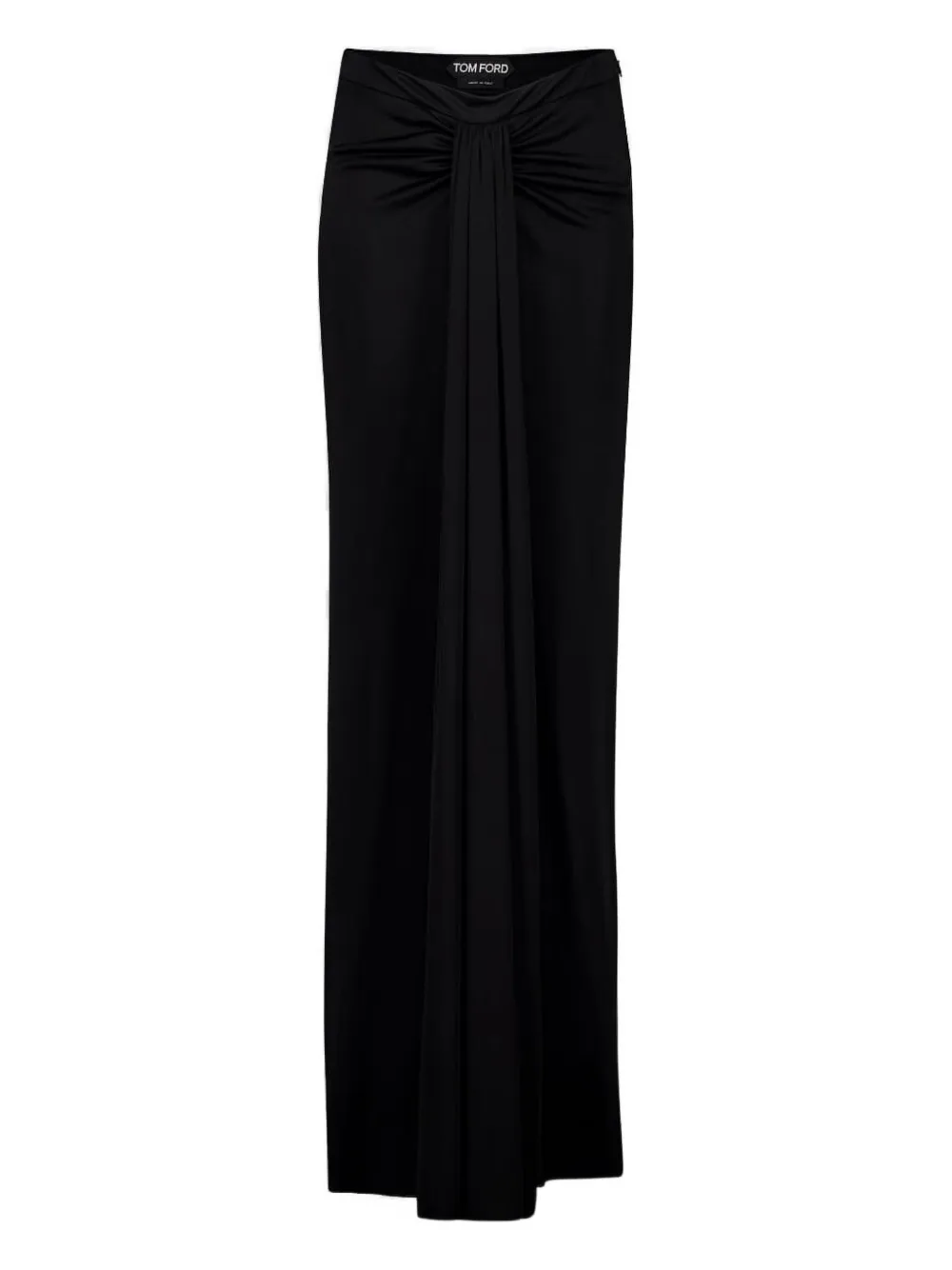 TOM FORD draped gathered maxi skirt Zwart