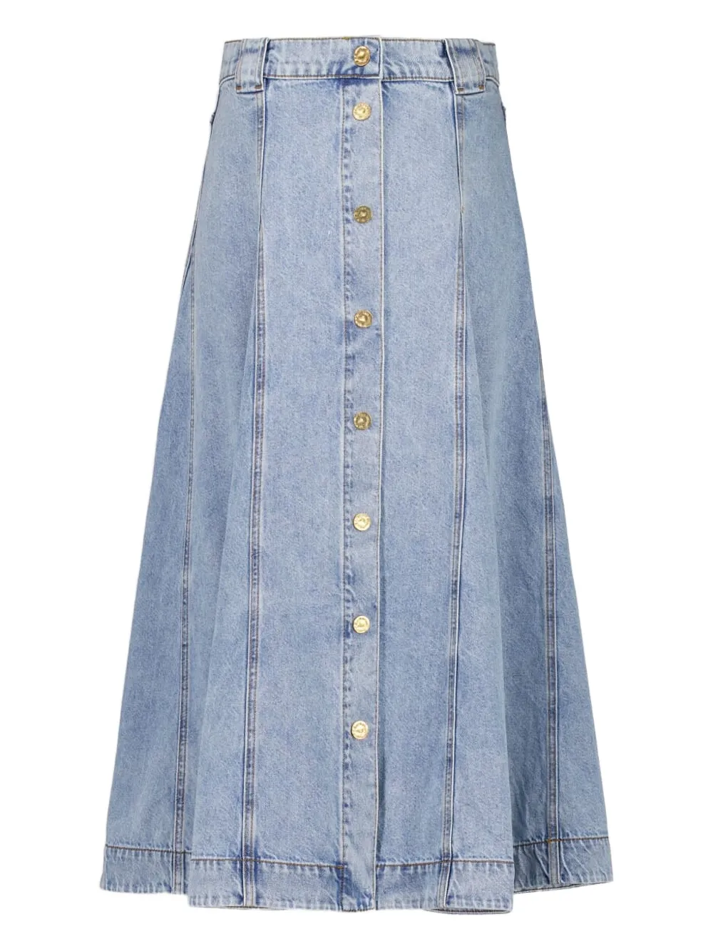 ZIMMERMANN denim flared skirt | Blue | Image 1