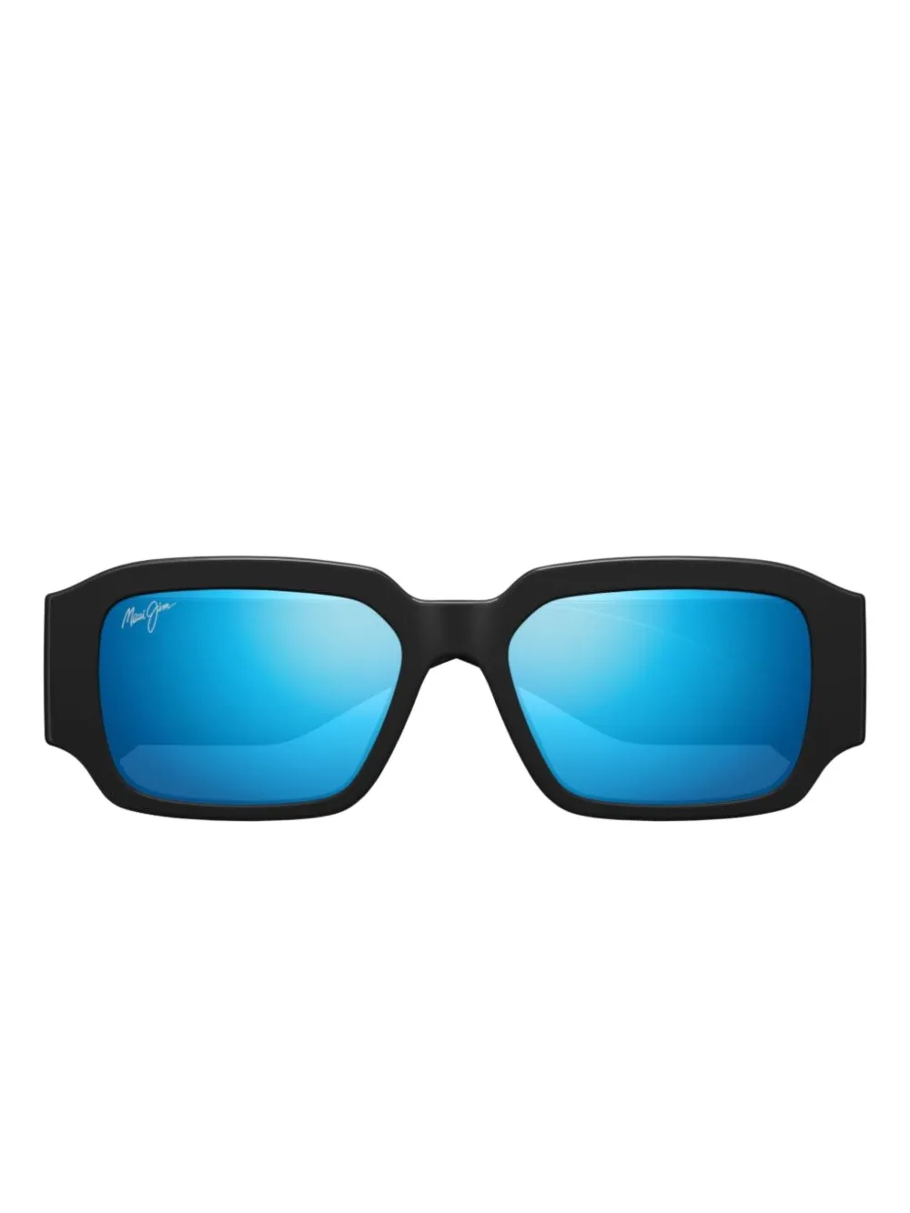 Maui Jim kupale rectangle sunglasses Zwart