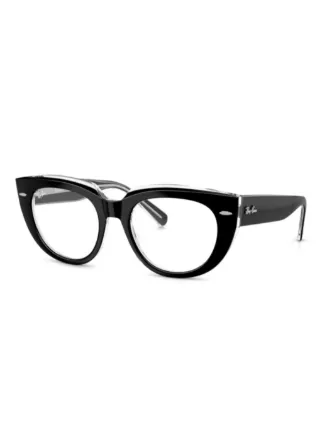 Ray-Ban ブラック キャットアイ メガネ Ray-Ban キャットアイ眼鏡フレーム | ブラック | FARFETCH JP