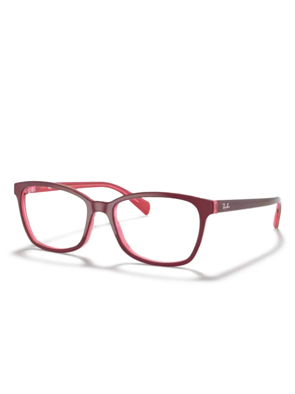 Ray-Ban lentes con armazón rectangular | rojo | Image 1