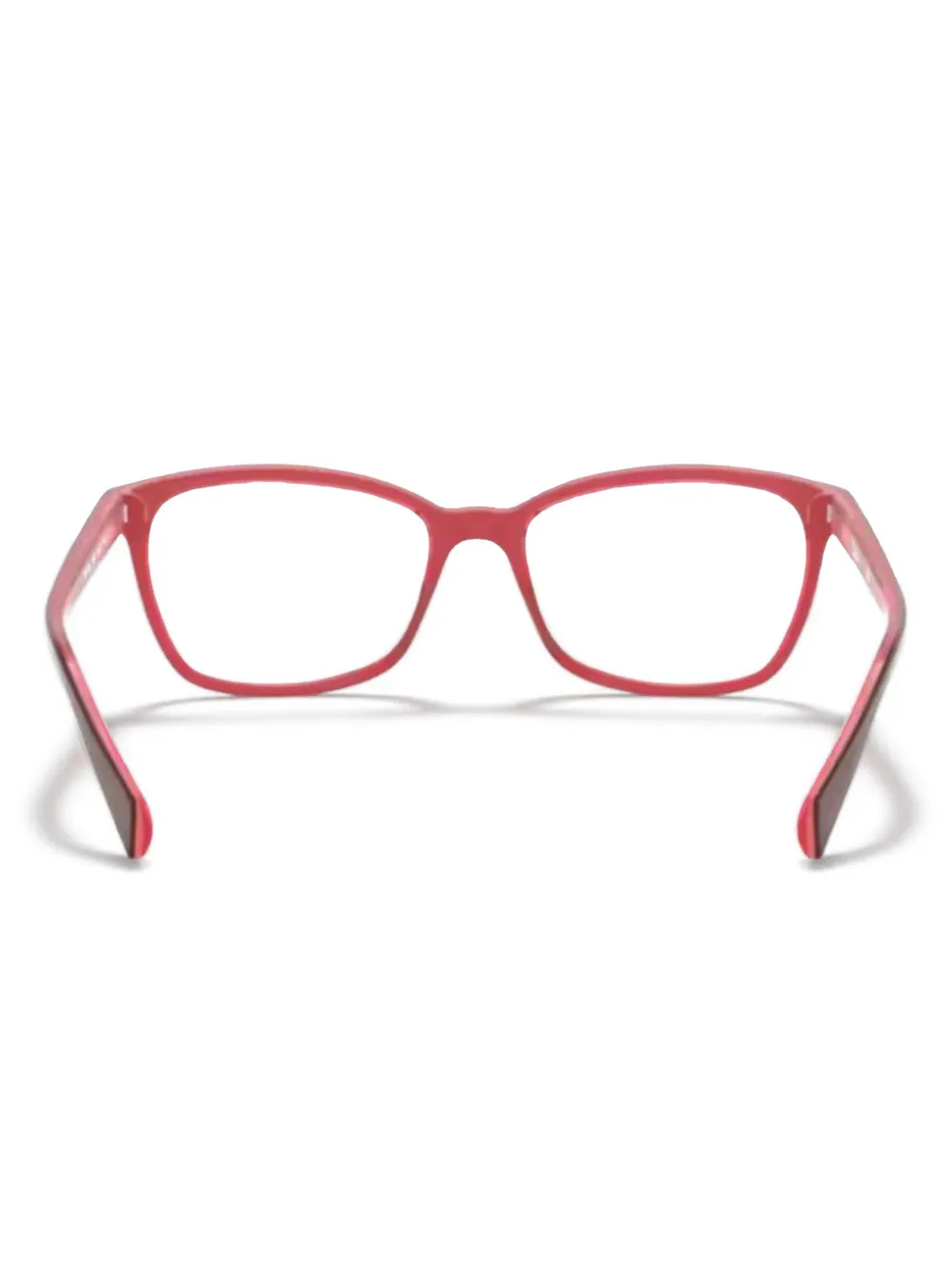 Ray-Ban Bril met rechthoekig montuur Rood