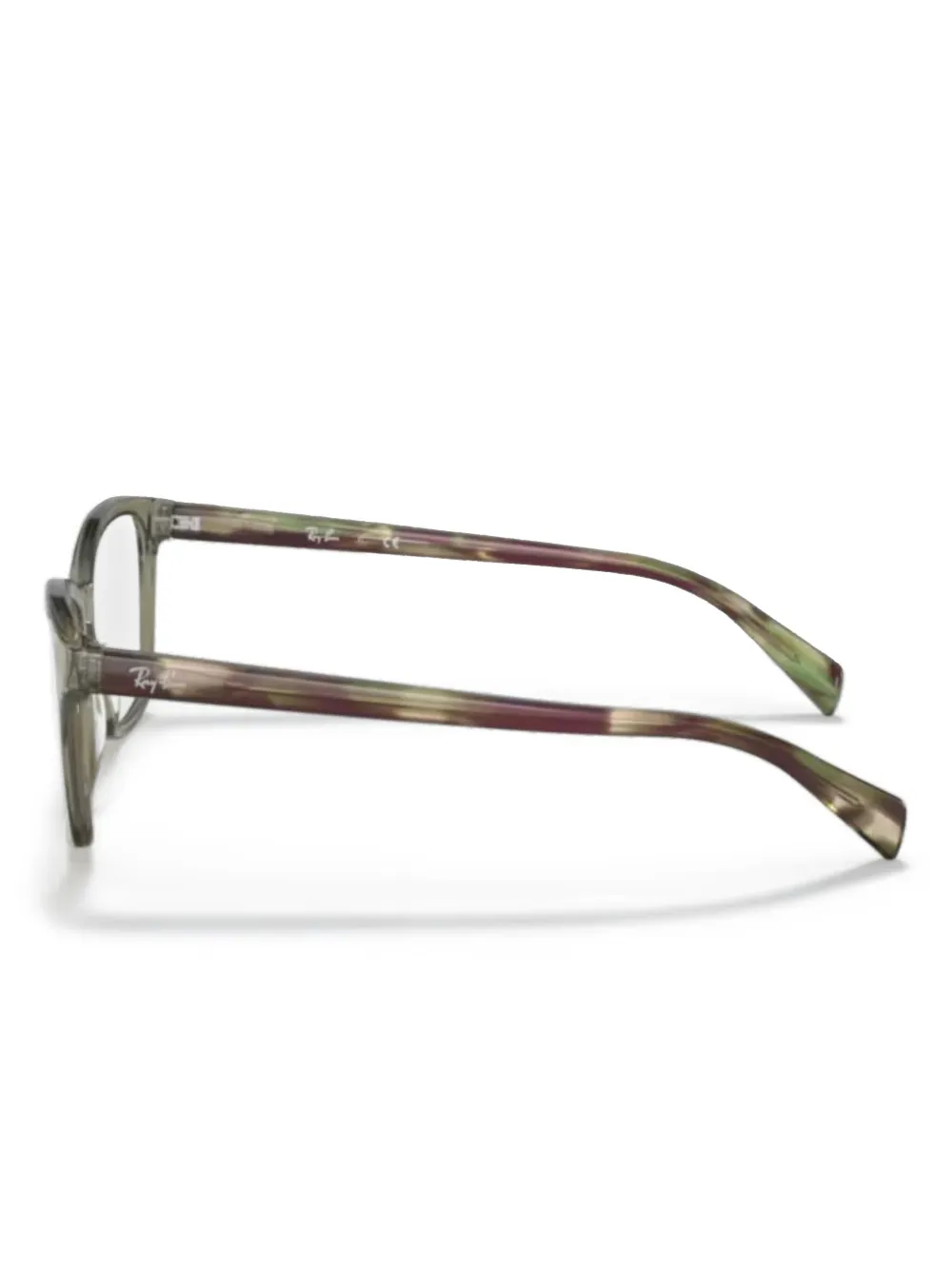 Ray-Ban rectangle-frame glasses - Groen