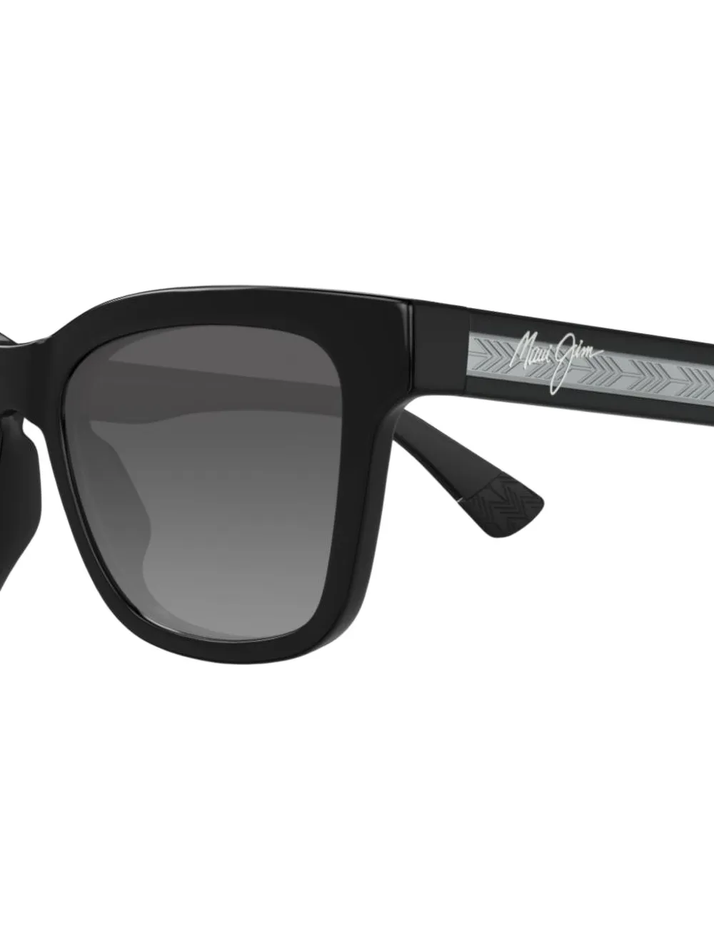 Maui Jim Zonnebril met vierkant montuur Zwart